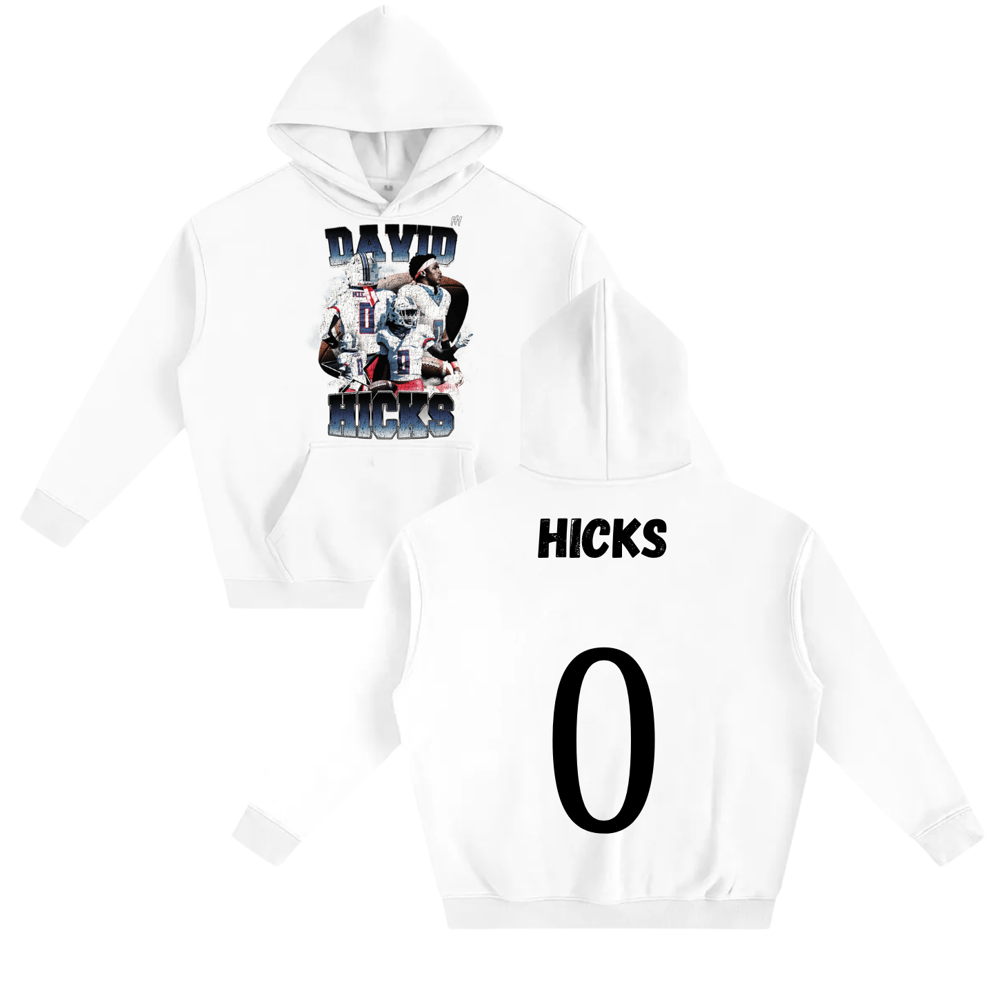 David Hicks Oversize Fleeced Hoodie