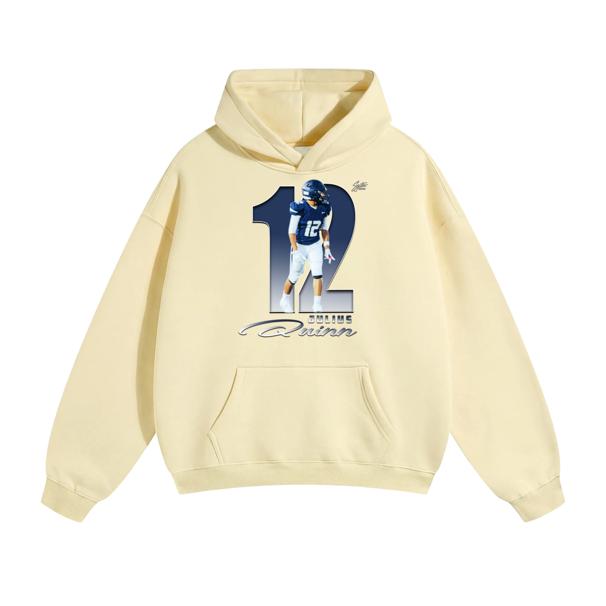 Julius Quinn Oversize Fleeced Hoodie