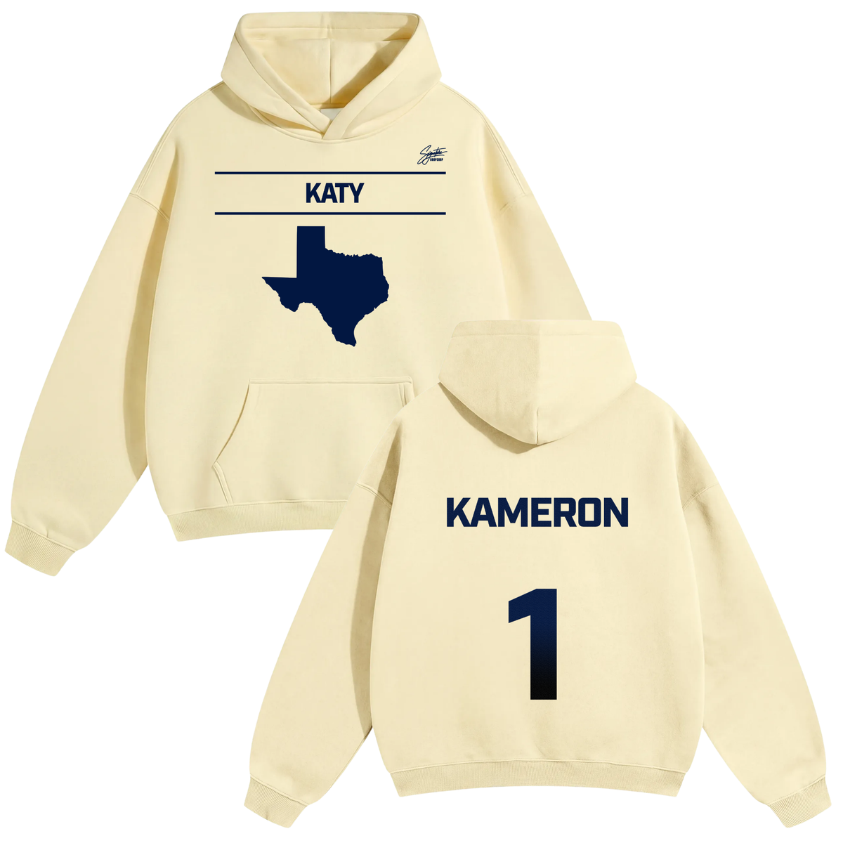 Kameron Roberson Oversize Fleeced Hoodie