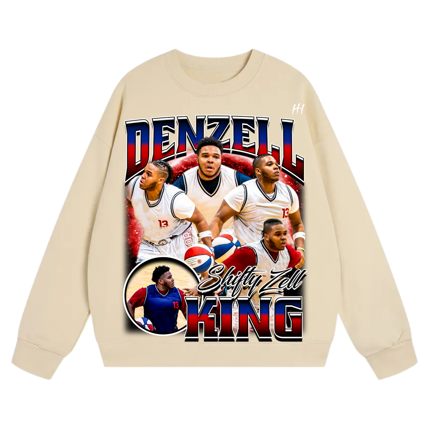 Denzell King Heavyweight Crewneck Sweatshirt