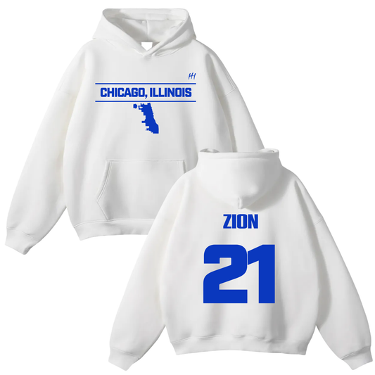 Zion Washington Oversize Fleeced Hoodie