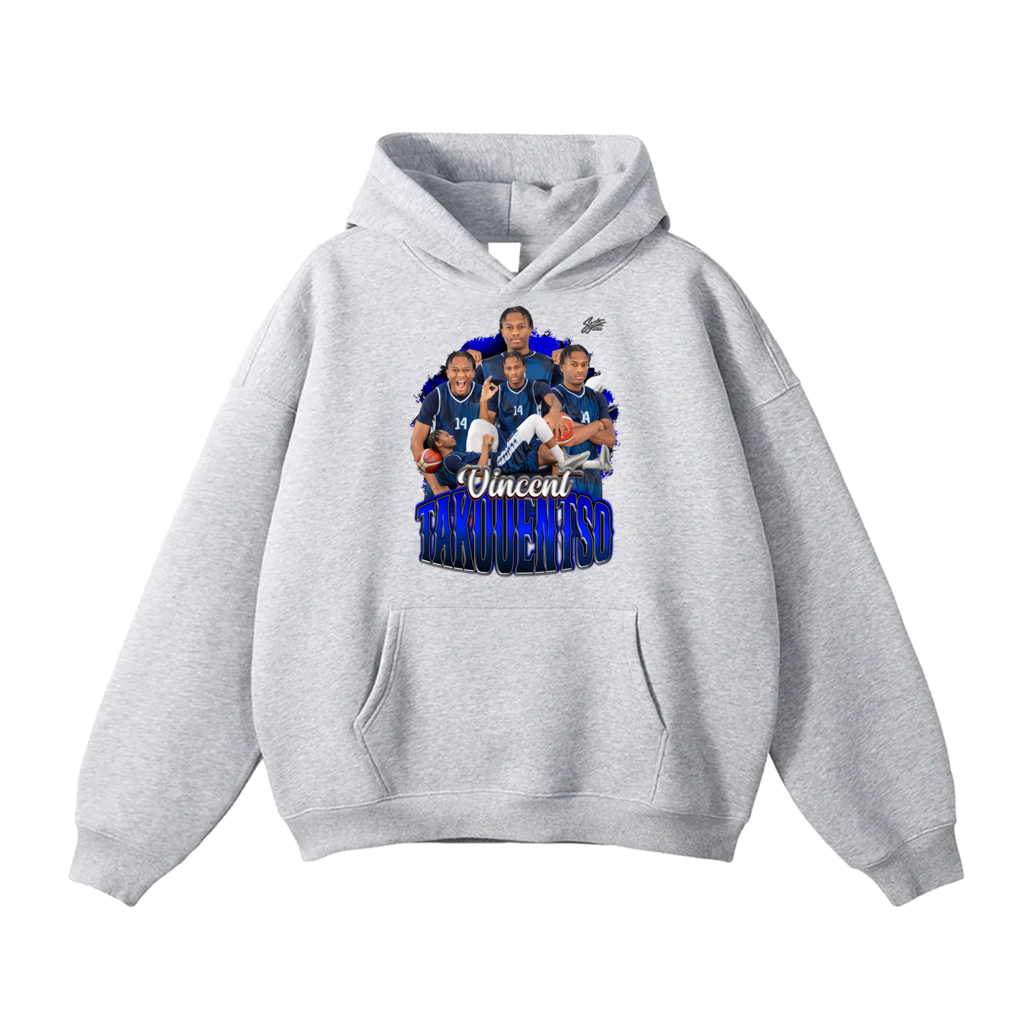 Vincent TAKOUENTSO Oversize Fleeced Hoodie