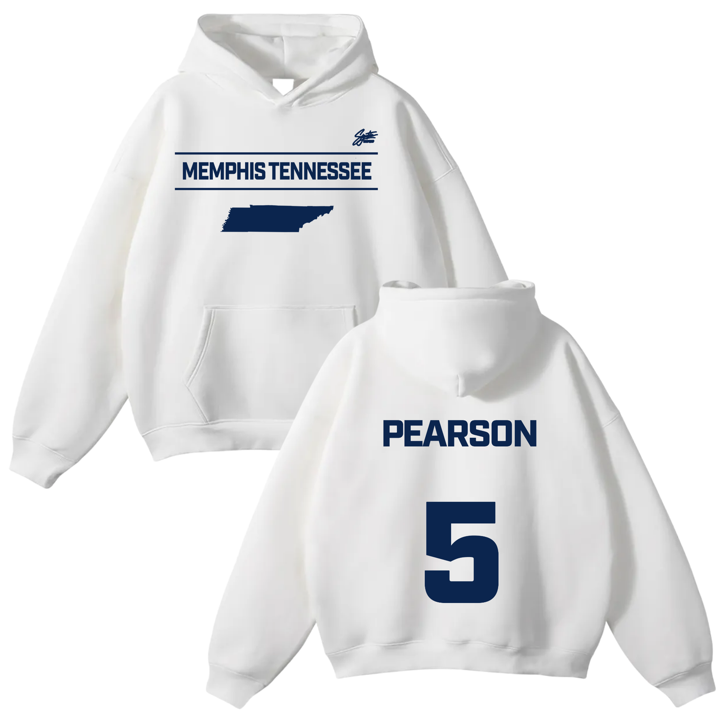 Jaylen Pearson Oversize Fleeced Hoodie