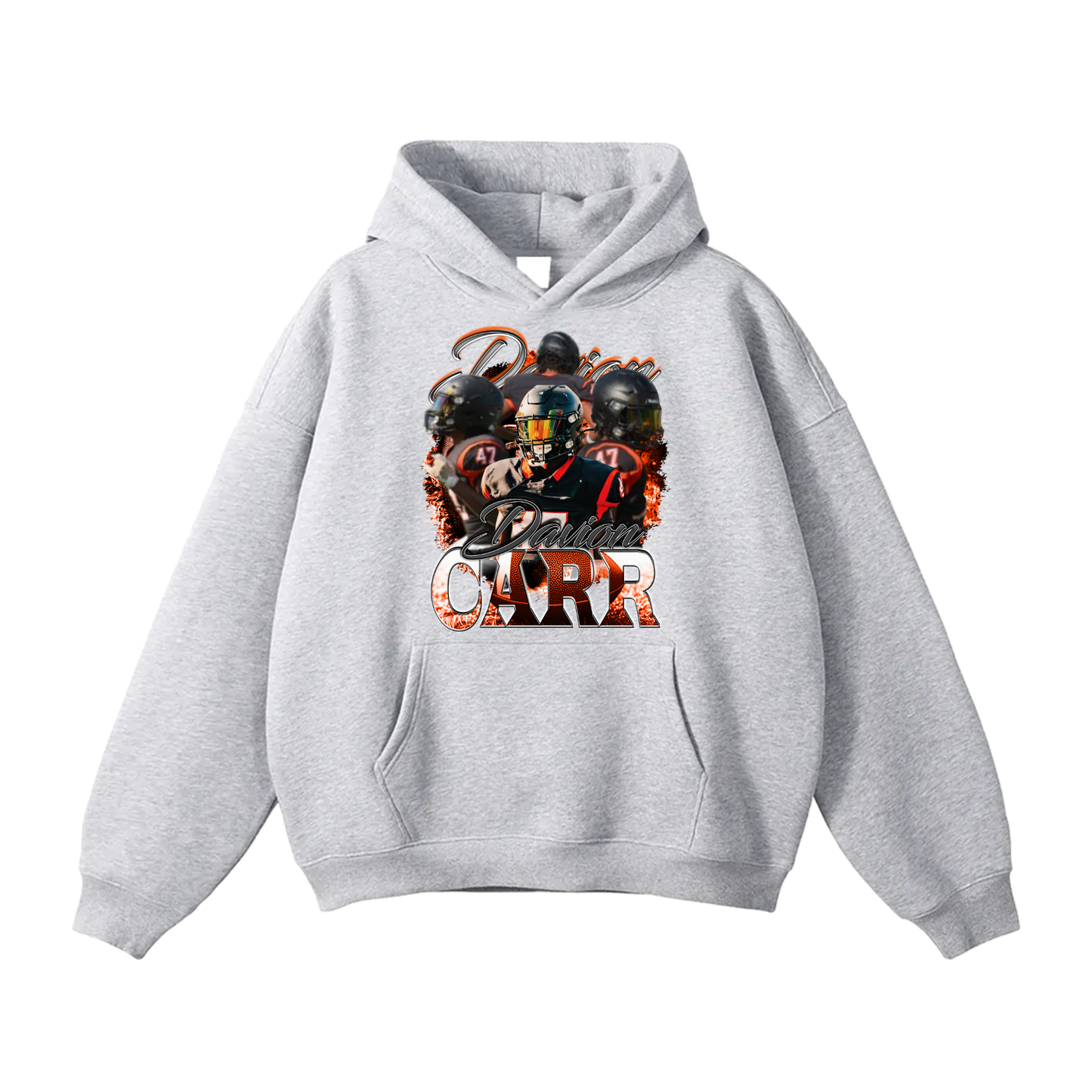 Davion Carr Oversize Fleeced Hoodie