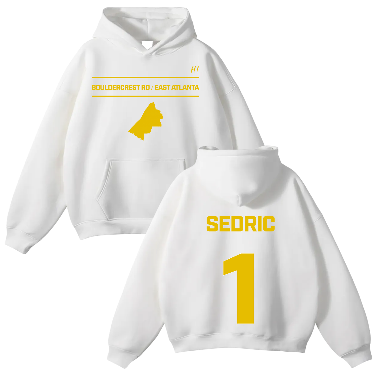 Sedric Jefferson Oversize Fleeced Hoodie