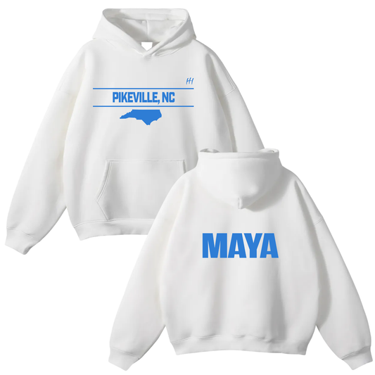 Alyssa Pitt Oversize Fleeced Hoodie