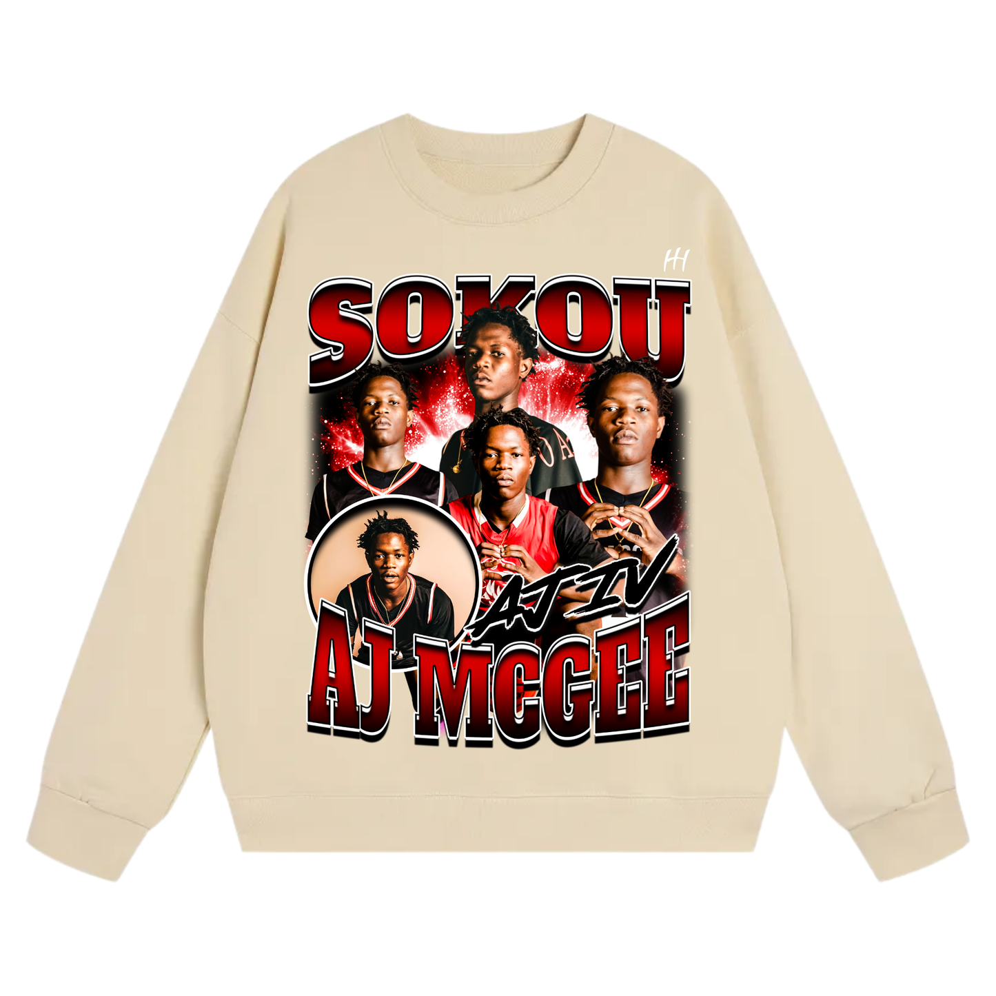 Sokou Aj McGee Heavyweight Crewneck Sweatshirt