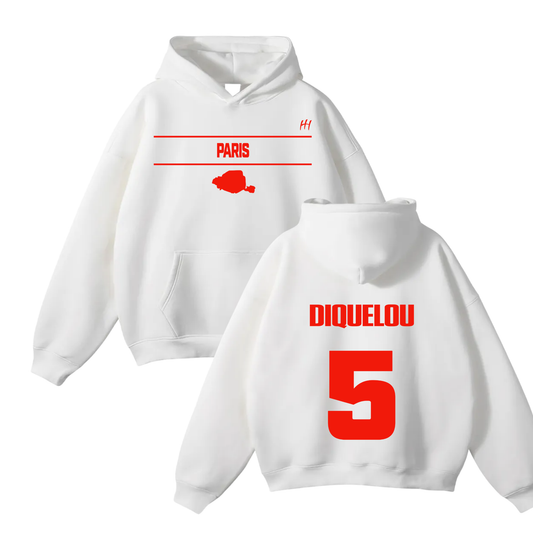 Diquelou Mathéo Oversize Fleeced Hoodie