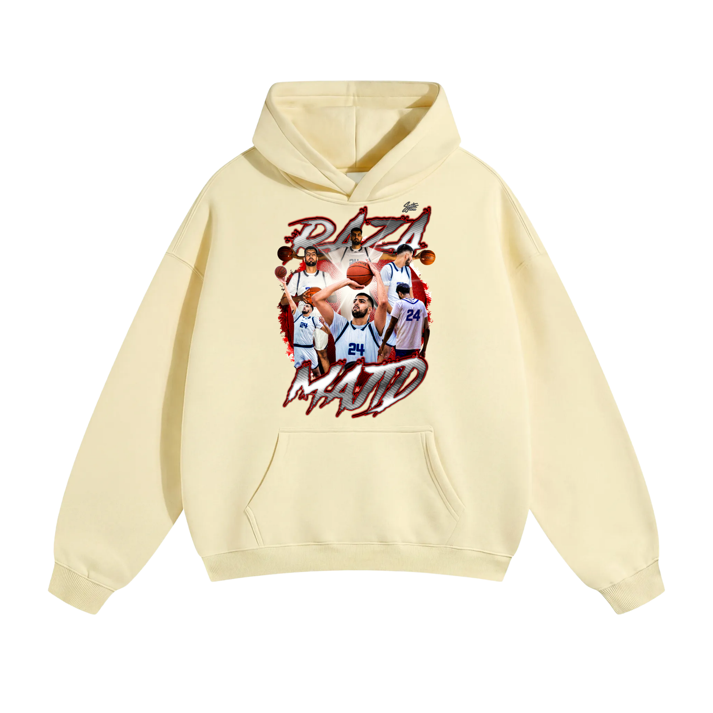 Raza Majid Oversize Fleeced Hoodie