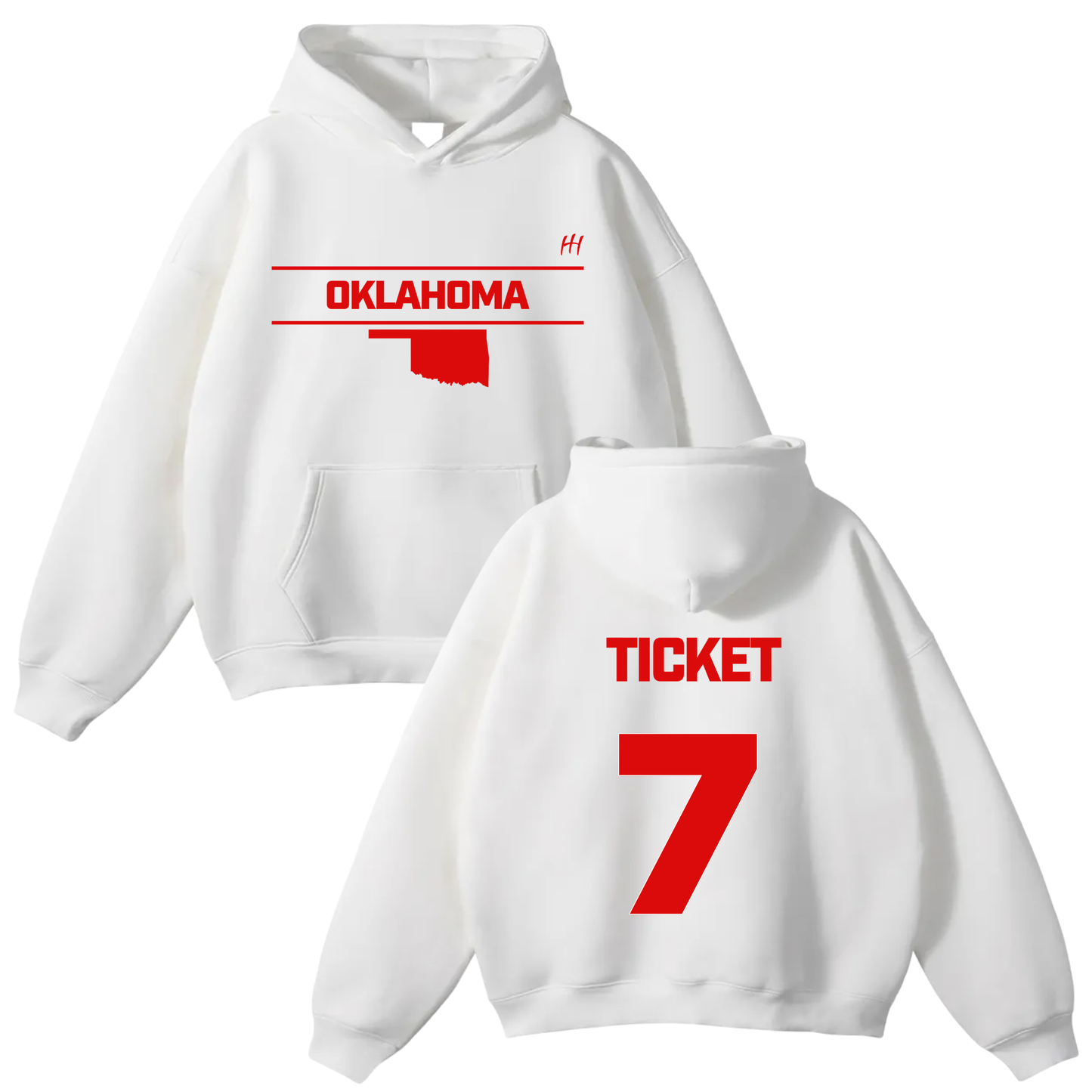 Rory Pantophlet Oversize Fleeced Hoodie