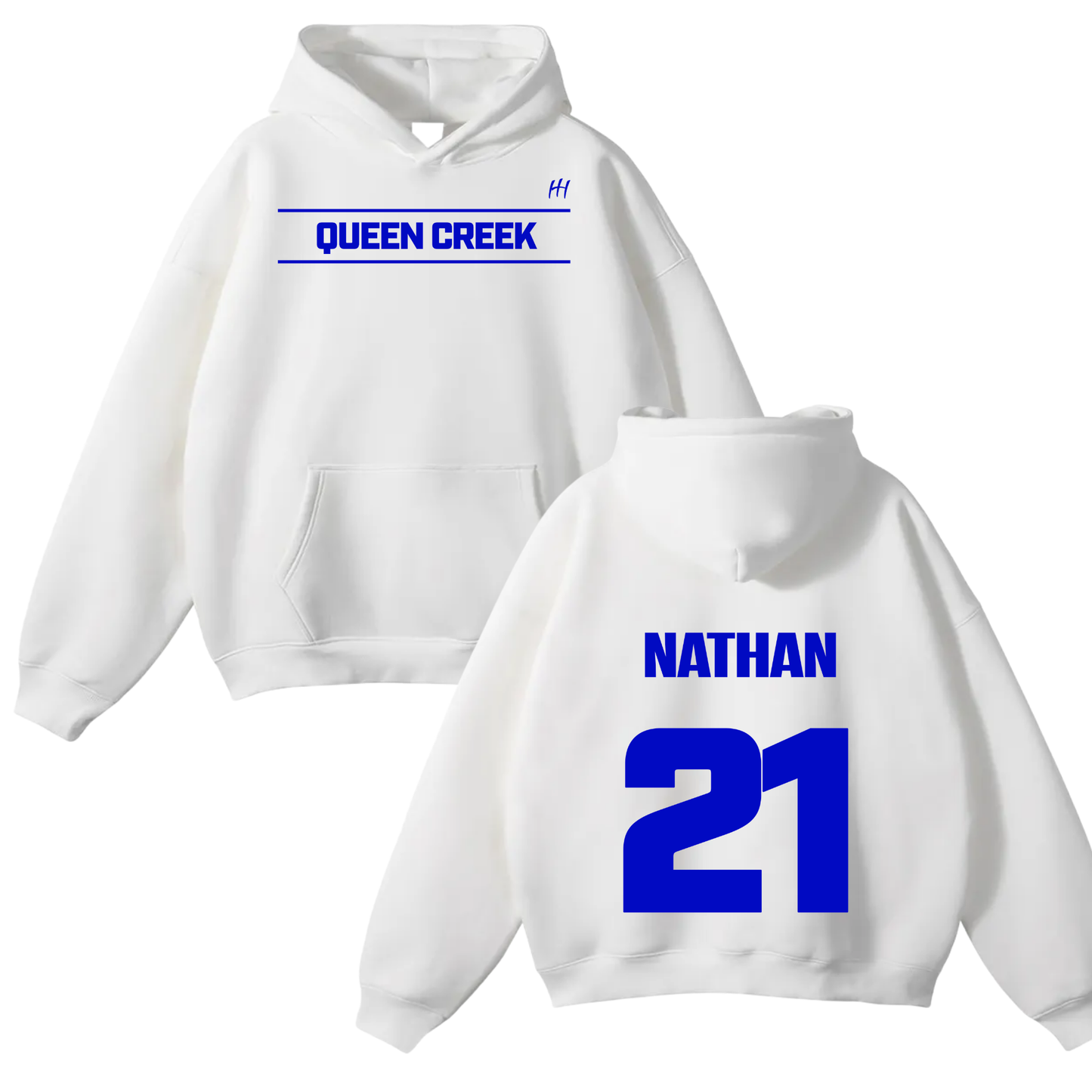 Nathan Gray Oversize Fleeced Hoodie