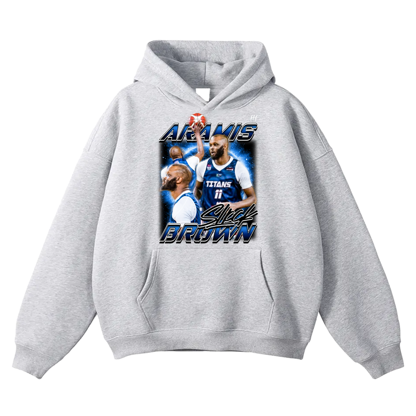 Aramis Brown Oversize Fleeced Hoodie