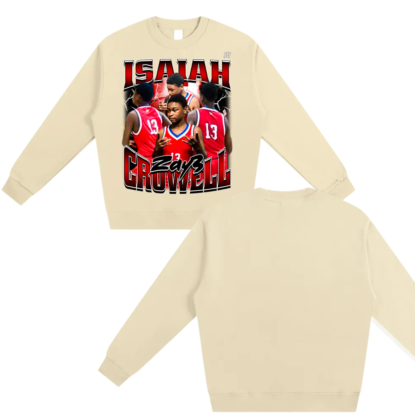 Isaiah Crowell Heavyweight Crewneck Sweatshirt