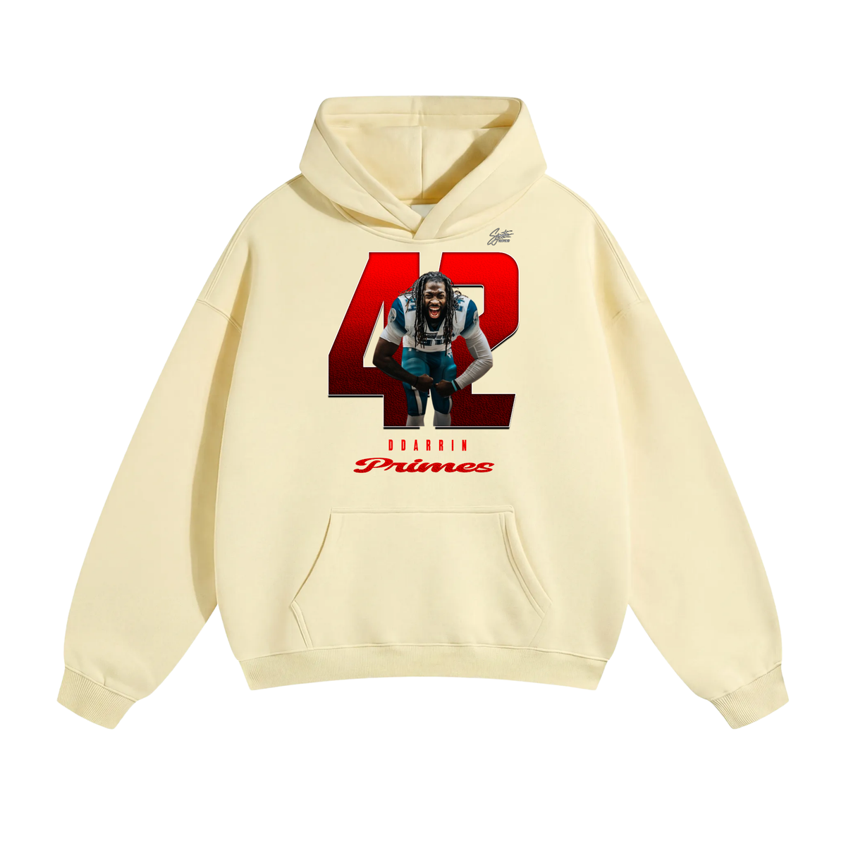 Ddarrin primes Oversize Fleeced Hoodie