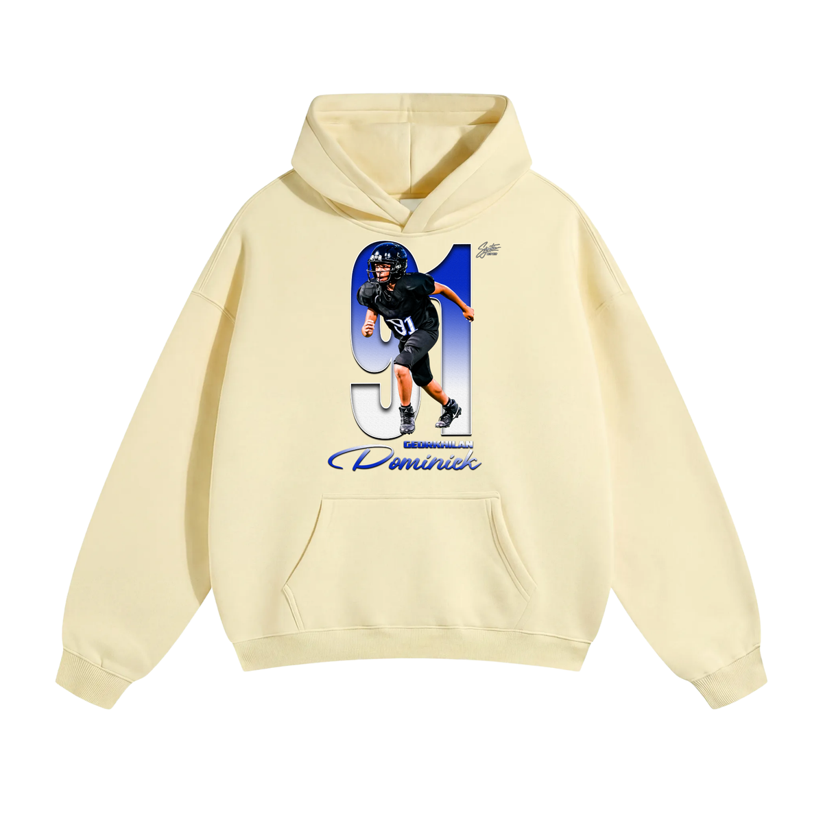 Georkhilan Dominick Oversize Fleeced Hoodie