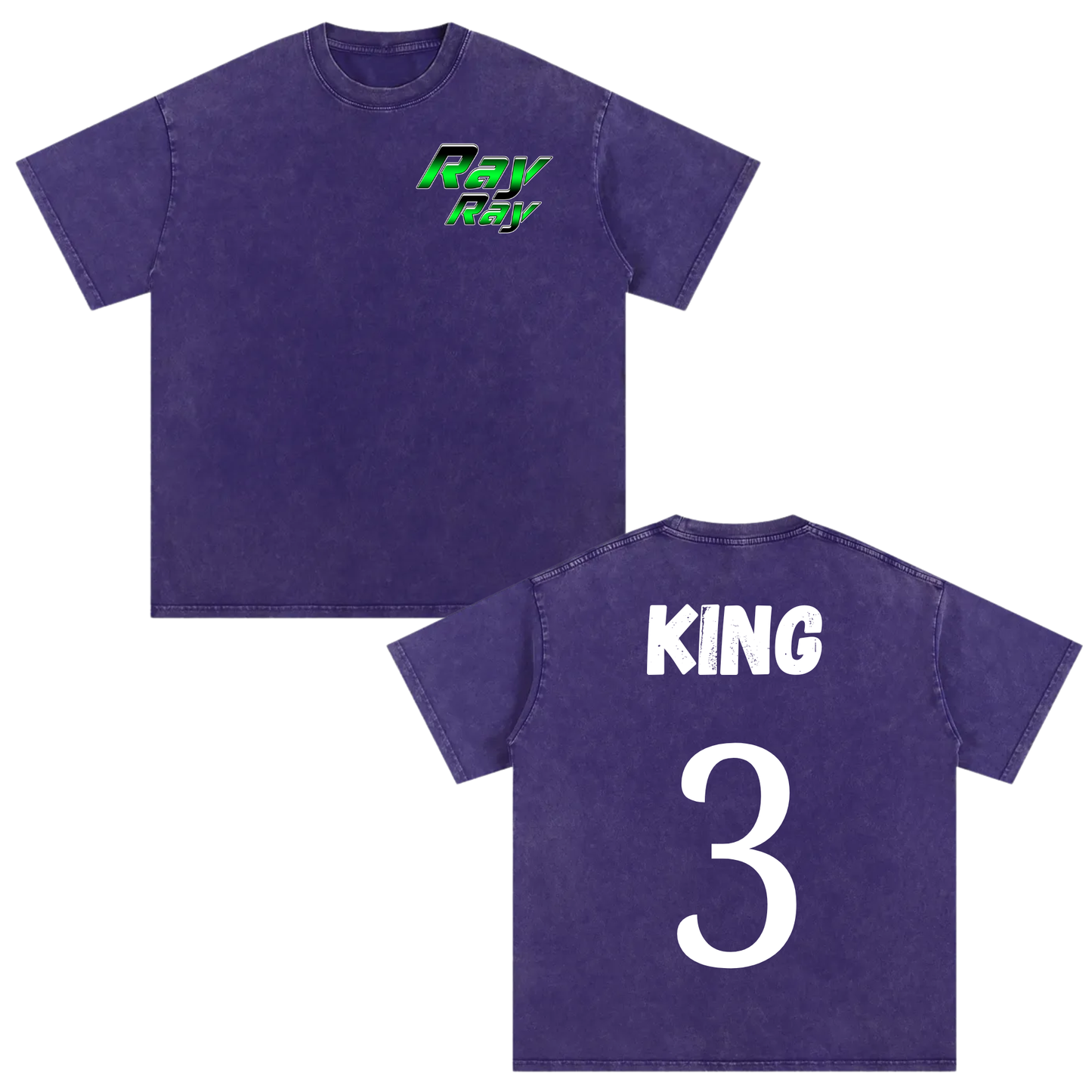 Rayqwan King Snow Washed Oversized T-shirt
