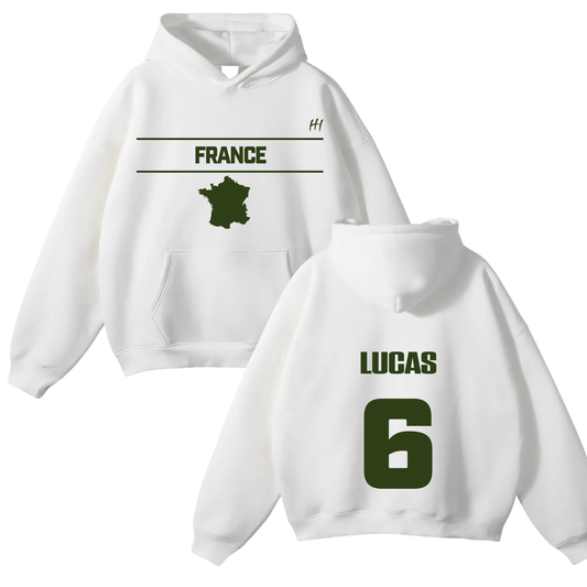 Lucas Ngombo Oversize Fleeced Hoodie