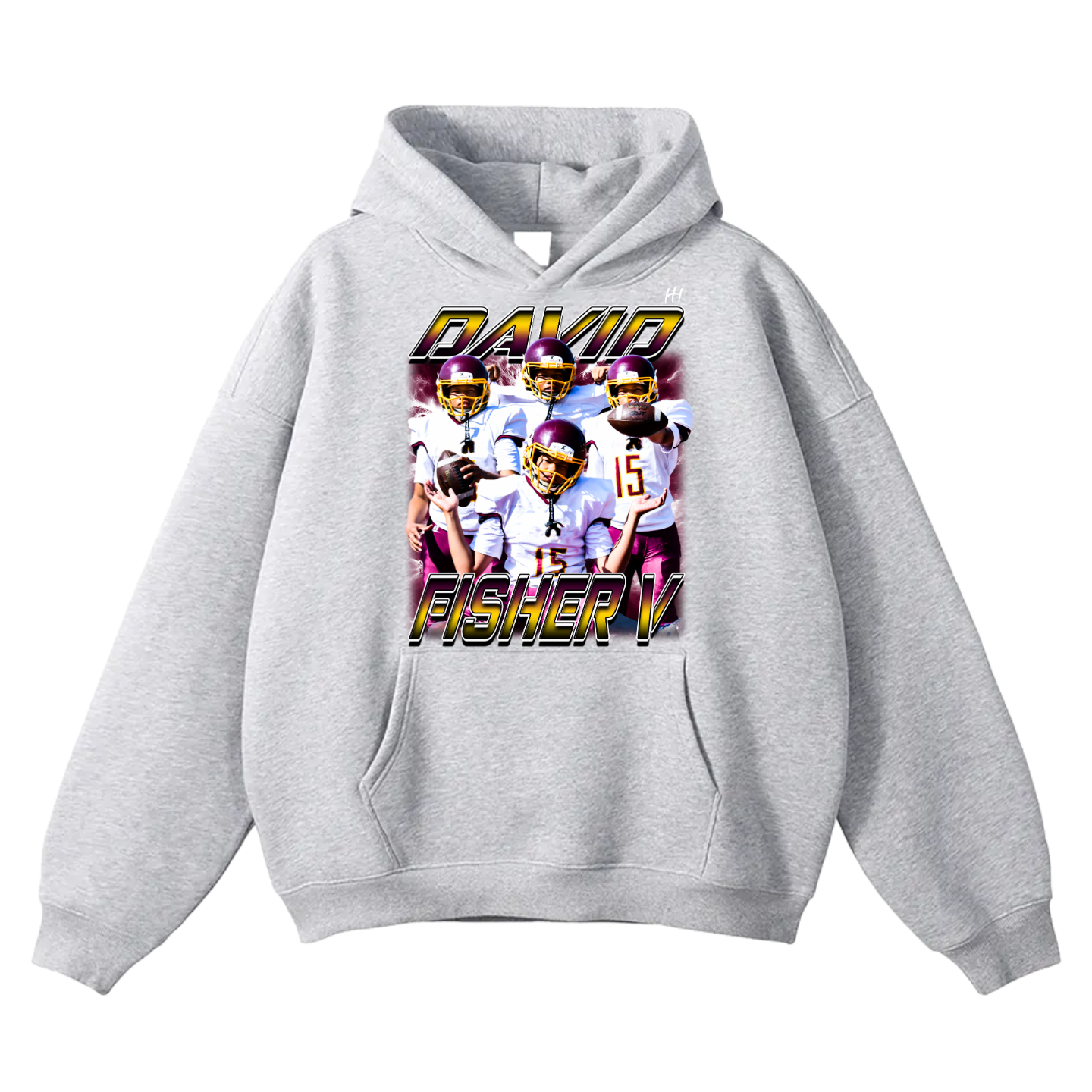 David Fisher V Oversize Fleeced Hoodie