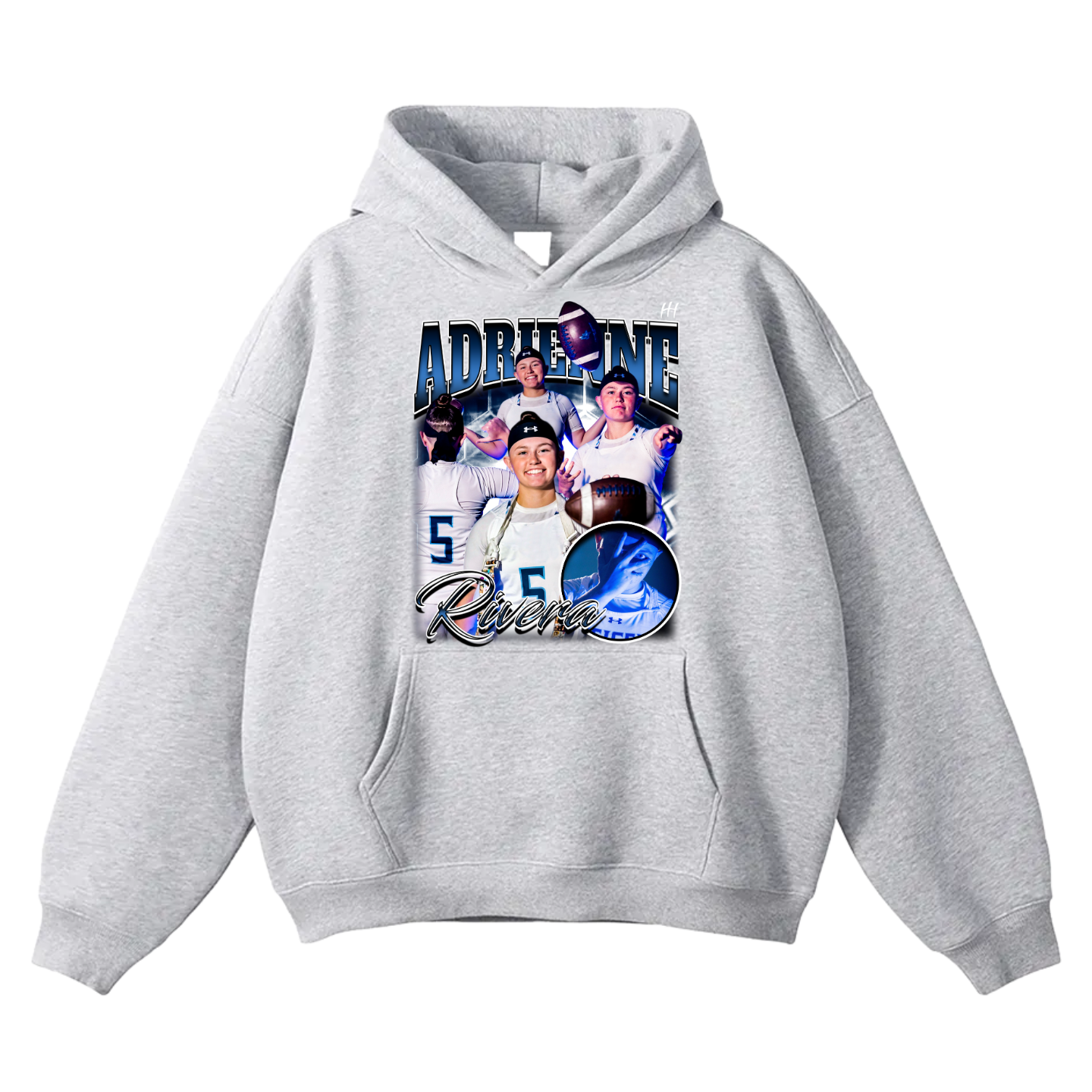 Adrienne Rivera Oversize Fleeced Hoodie