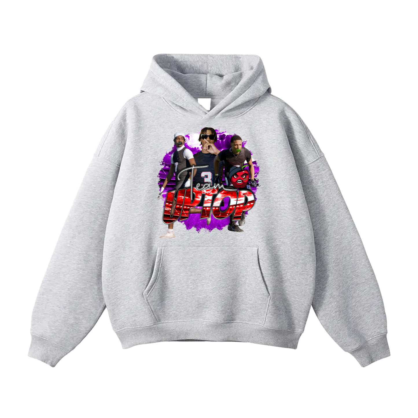 Team Uptop Oversize Fleeced Hoodie