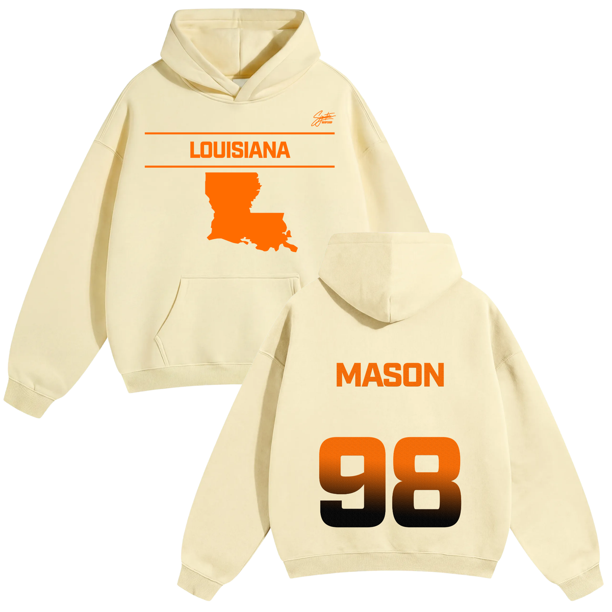 Mason Narcisse Oversize Fleeced Hoodie