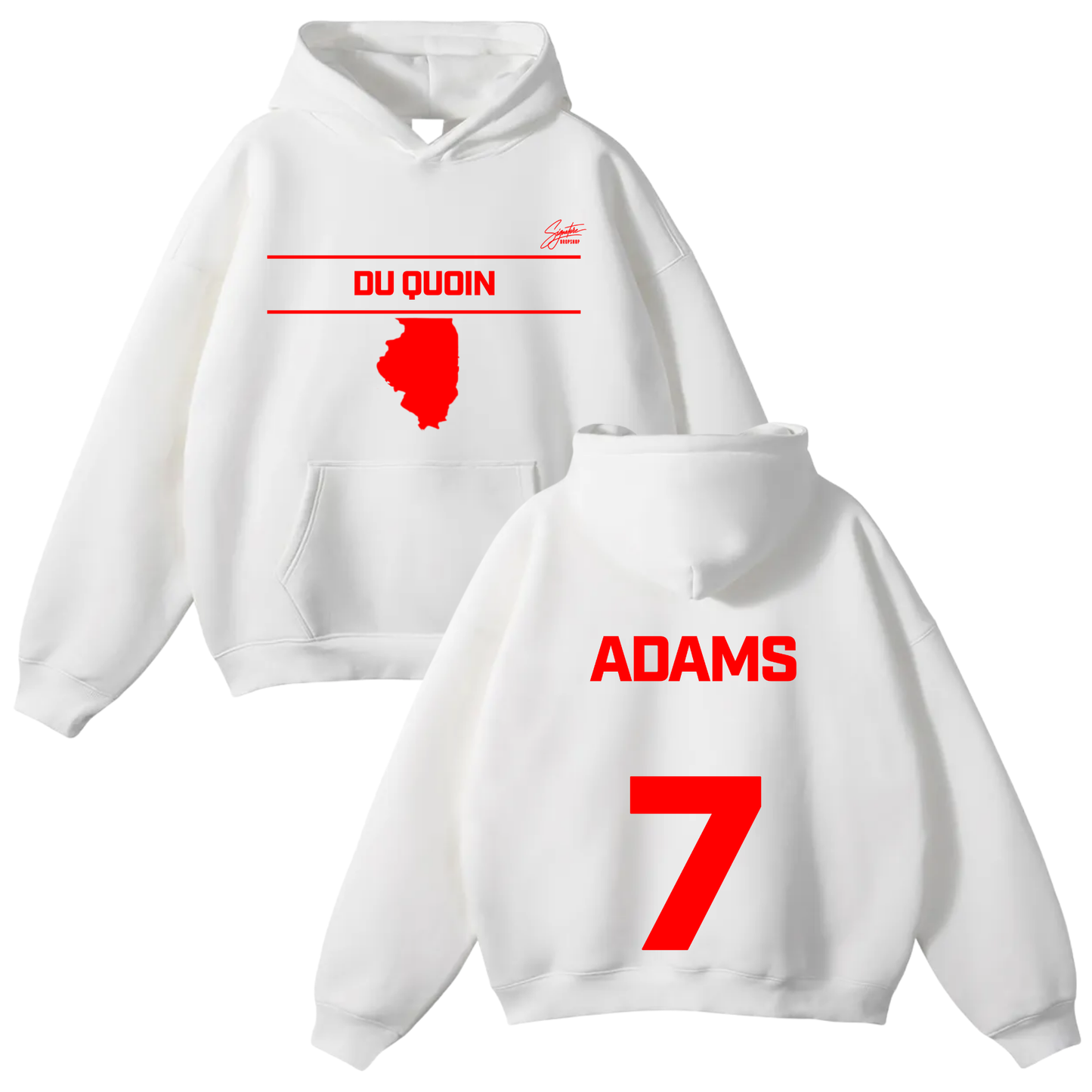 Aiden Adams Oversize Fleeced Hoodie