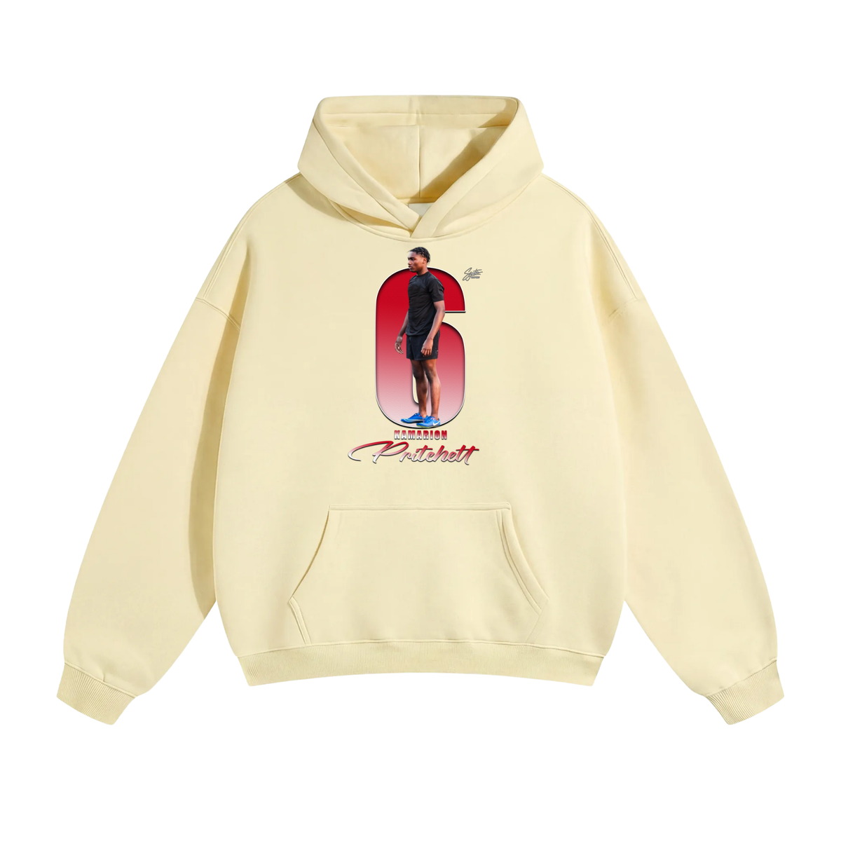 Kamarion Pritchett Oversize Fleeced Hoodie