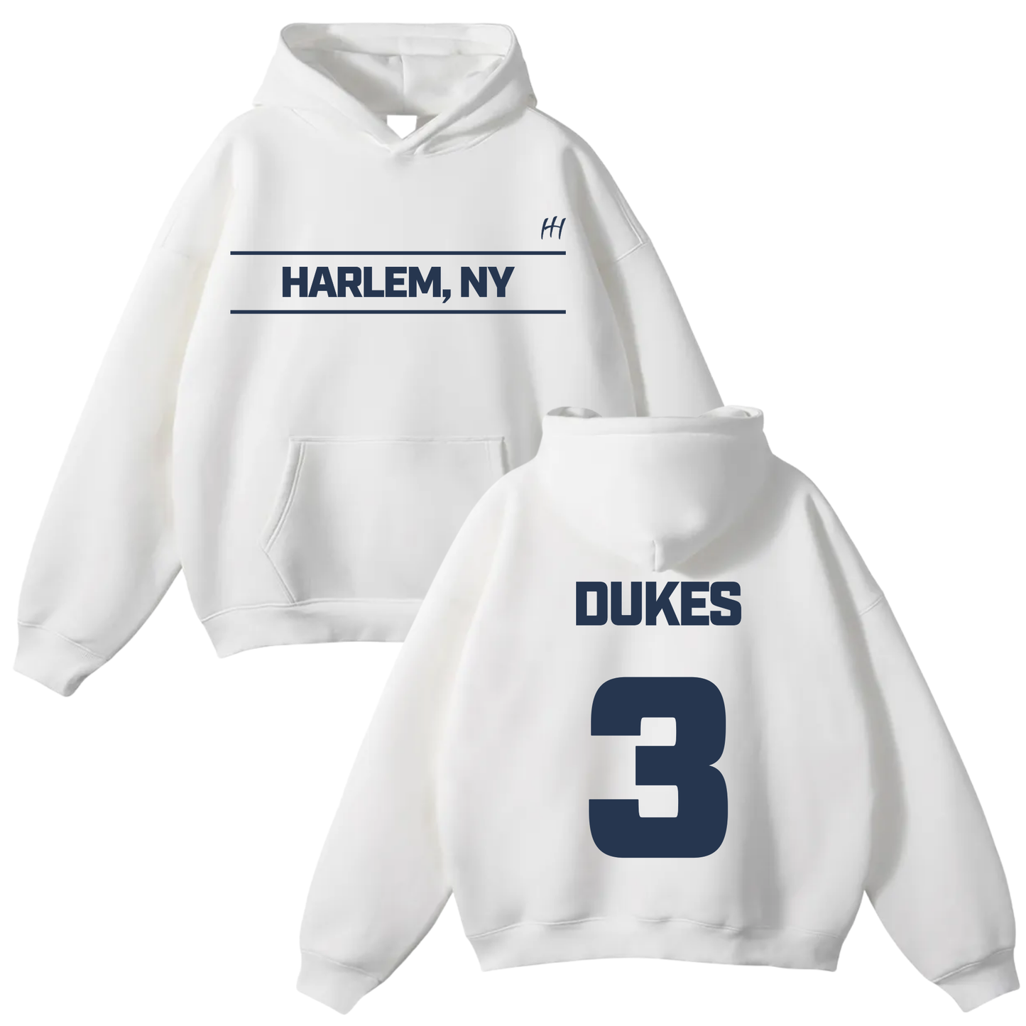 Arthur Dukes Jr Oversize Fleeced Hoodie