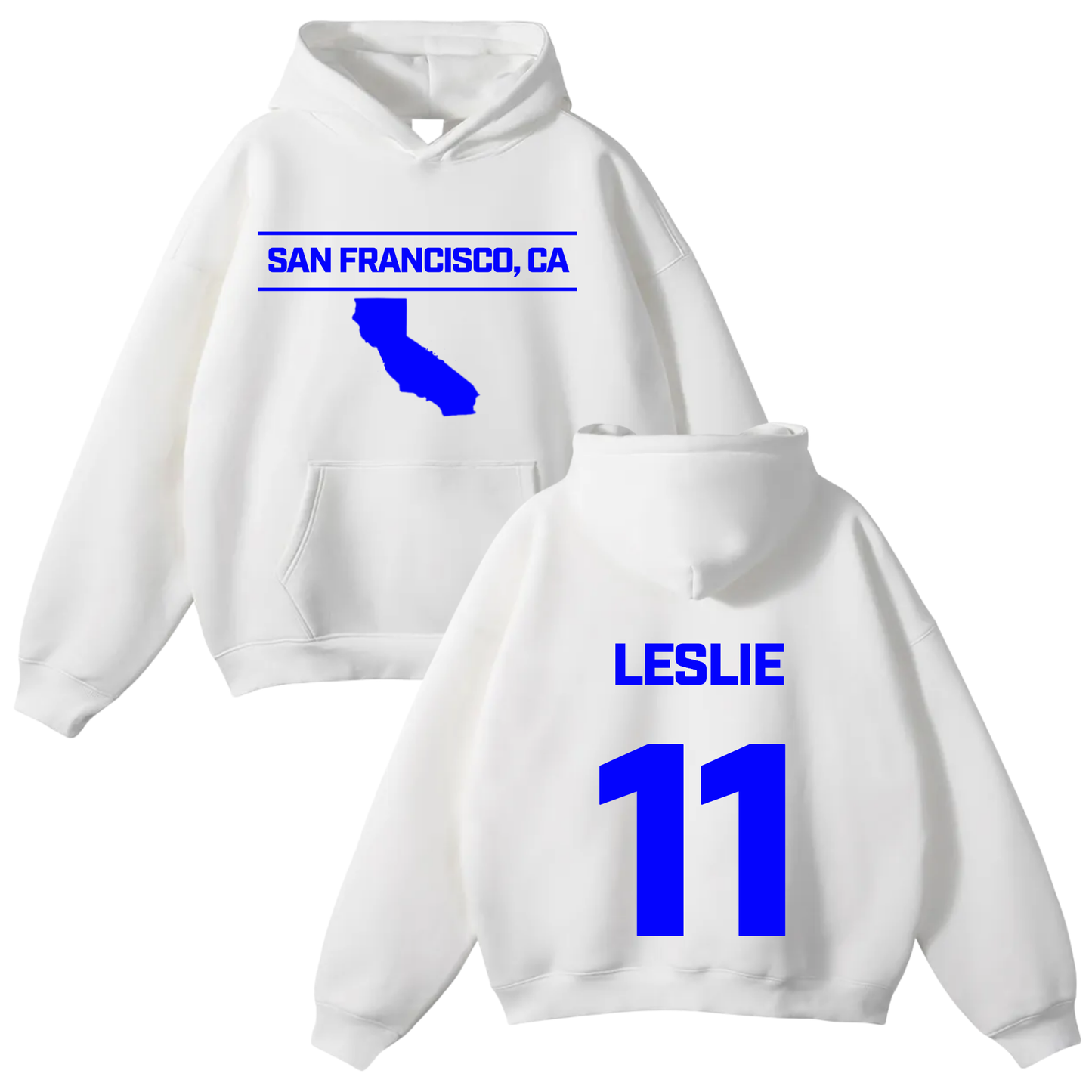Jaylin Leslie Oversize Fleeced Hoodie