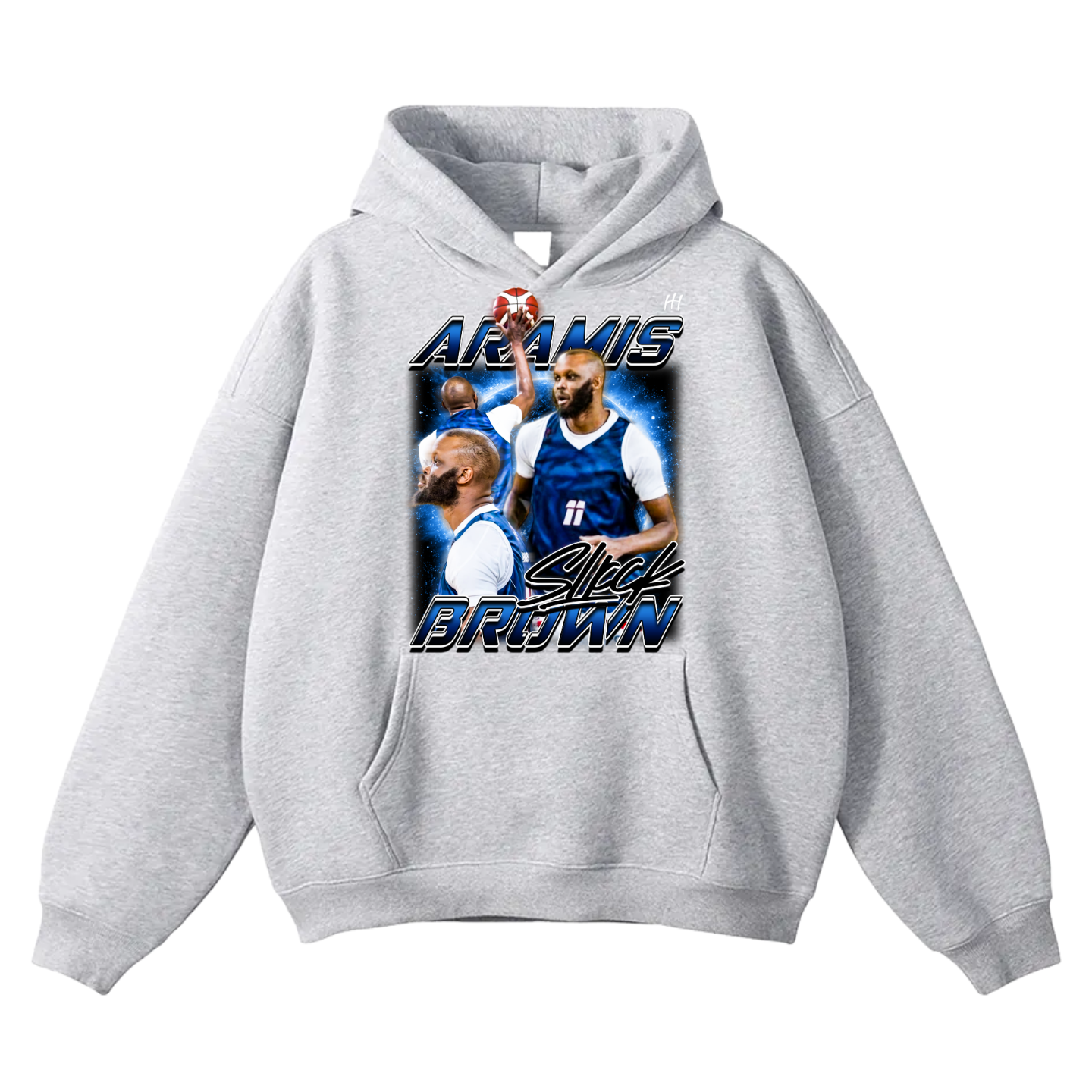 Aramis Brown Oversize Fleeced Hoodie