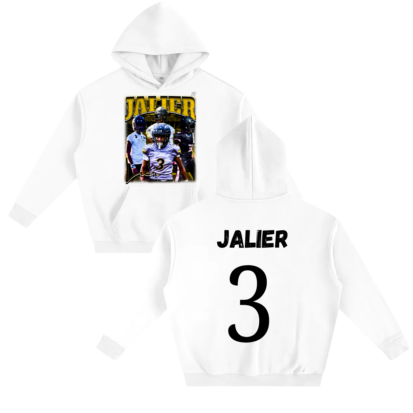 Jalier Oversize Fleeced Hoodie