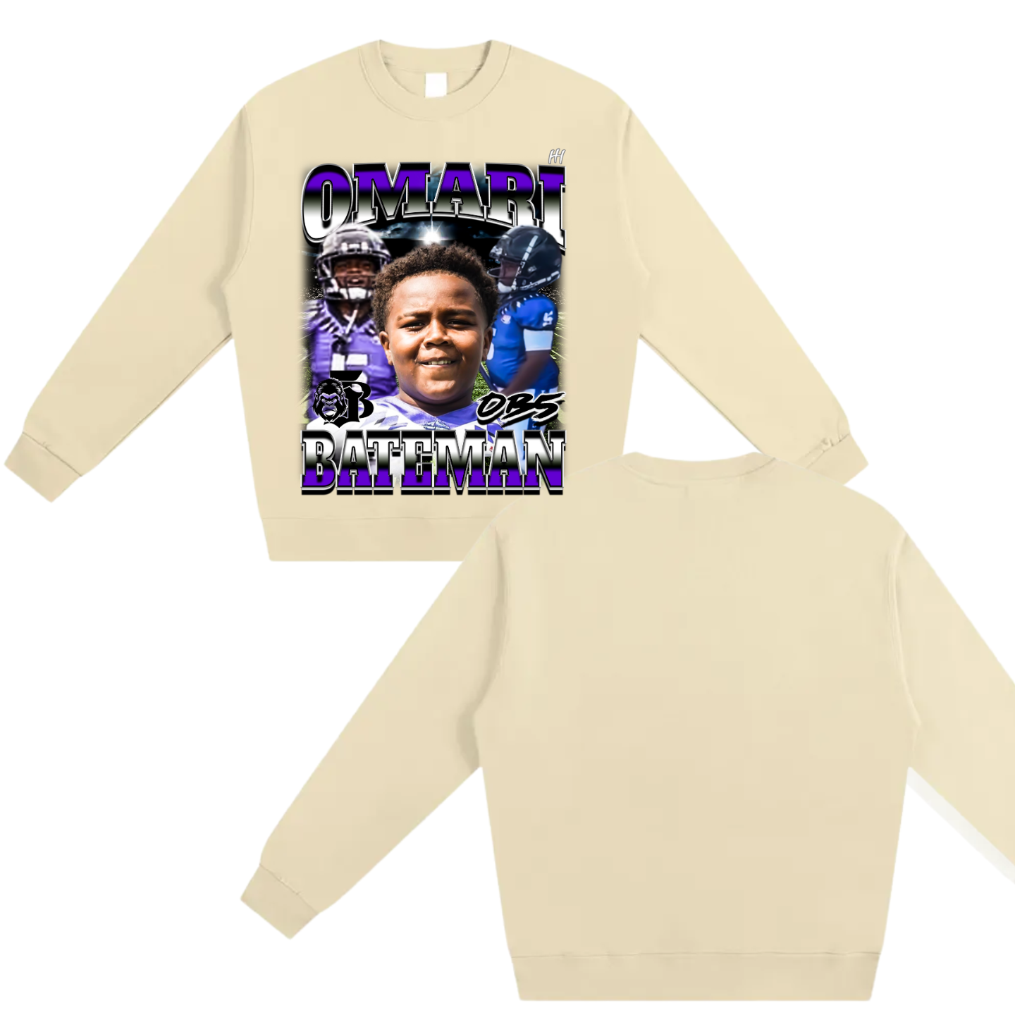 Omari Bateman Heavyweight Crewneck Sweatshirt