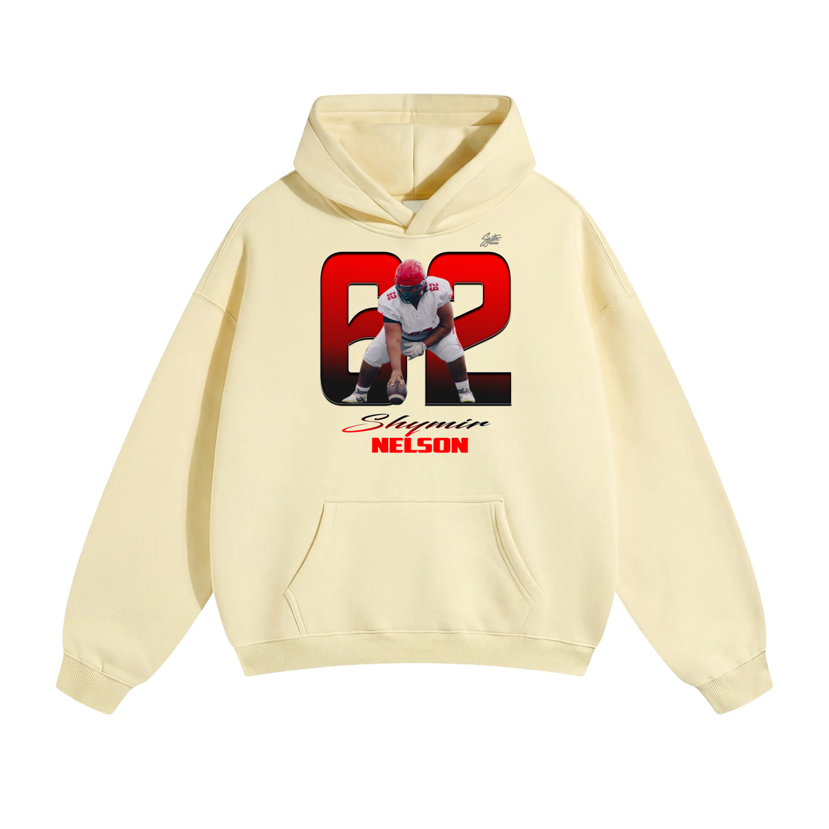 Shymir Nelson Oversize Fleeced Hoodie