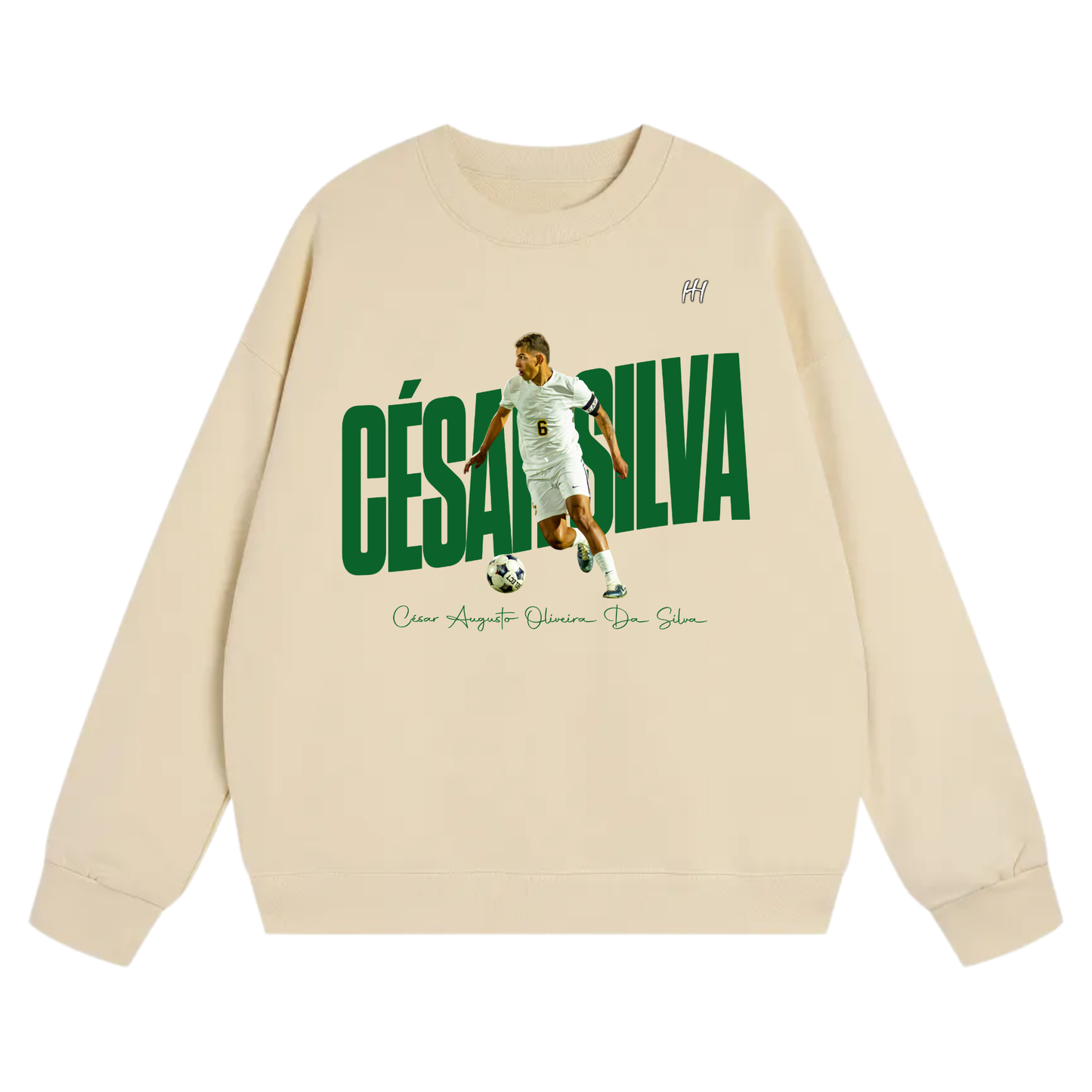 César Augusto Oliveira da Silva Heavyweight Crewneck Sweatshirt