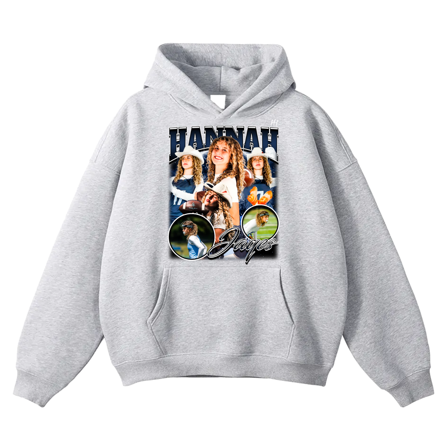 Hannah Jayes Oversize Fleeced Hoodie
