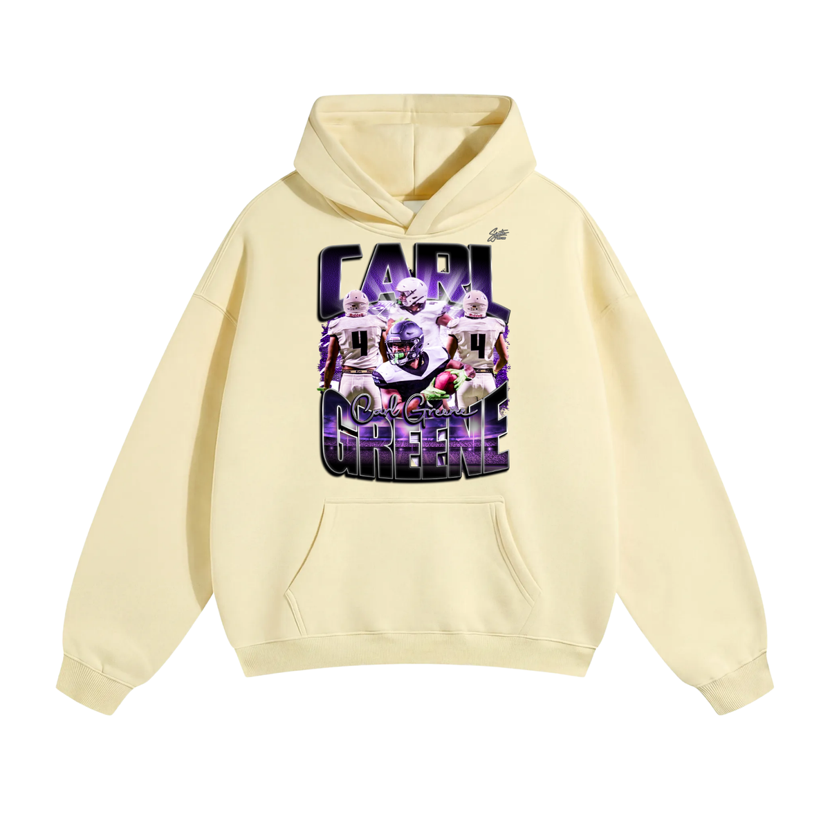 Carl Greene Oversize Fleeced Hoodie
