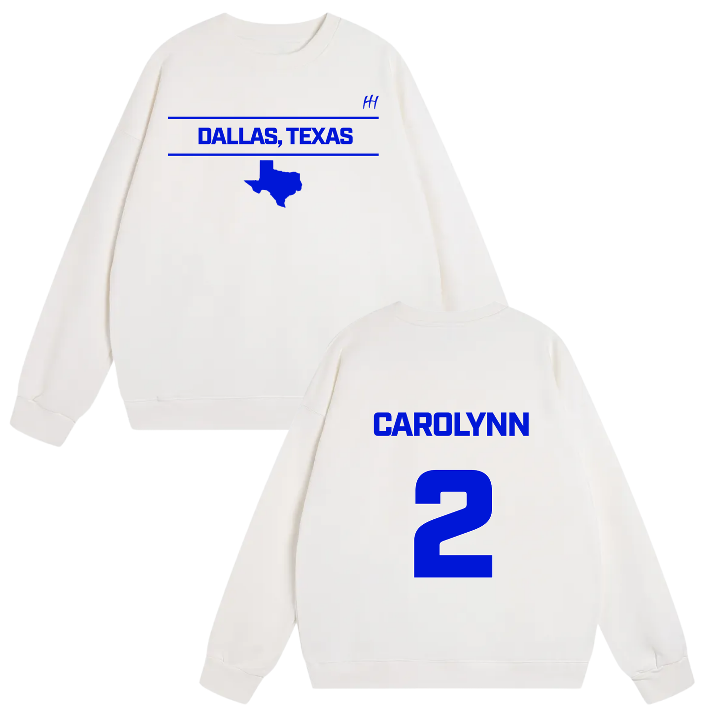 Carolynn Blue Heavyweight Crewneck Sweatshirt