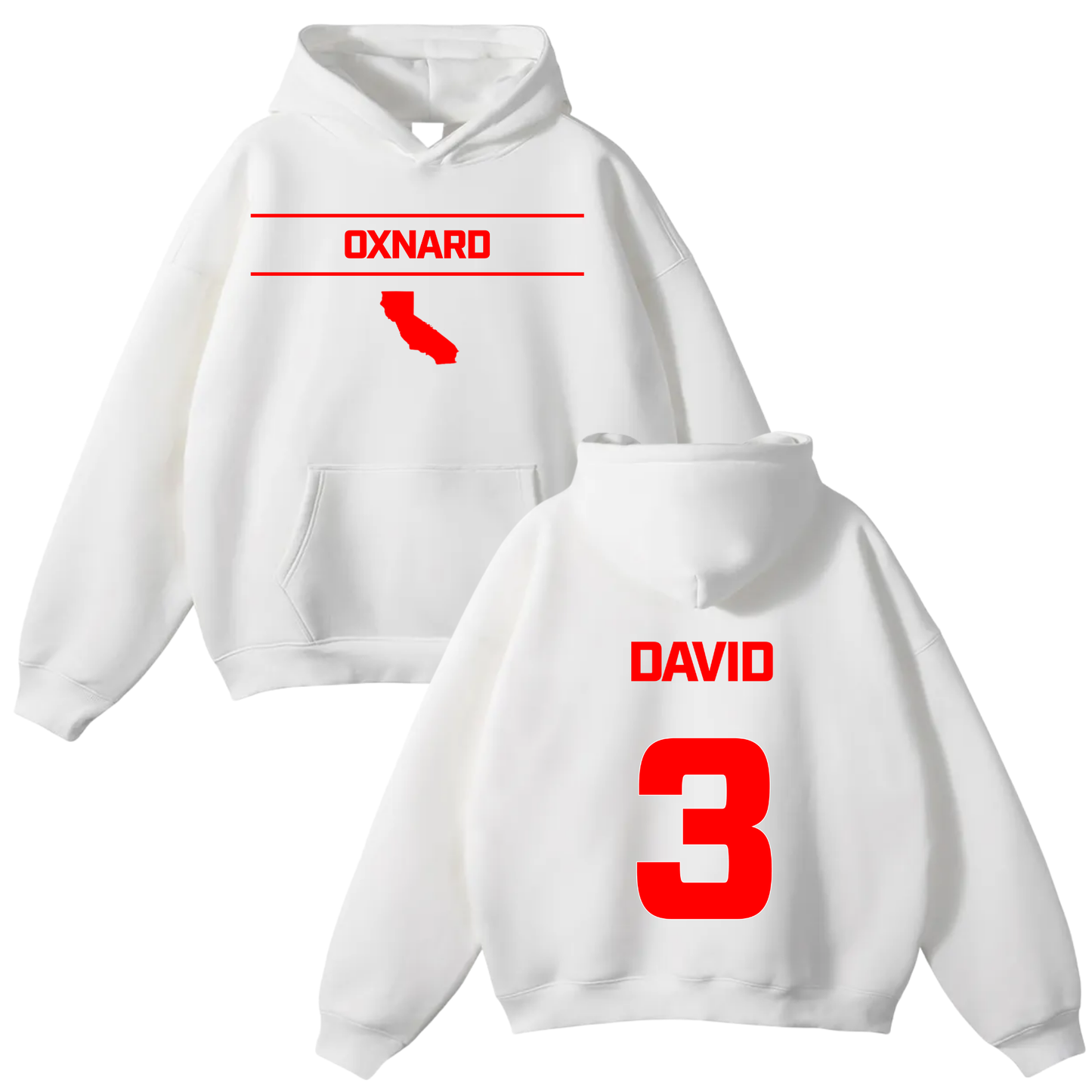 David Jadan Giron III Oversize Fleeced Hoodie
