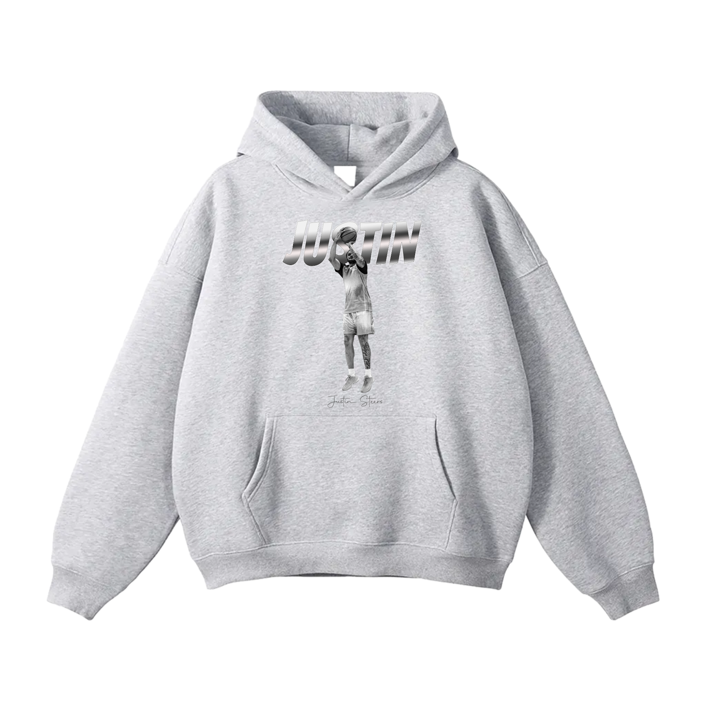Justin Steers Oversize Fleeced Hoodie