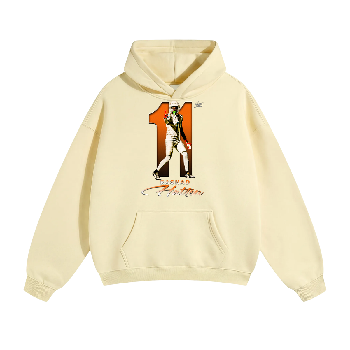 Rashad Hatten Oversize Fleeced Hoodie