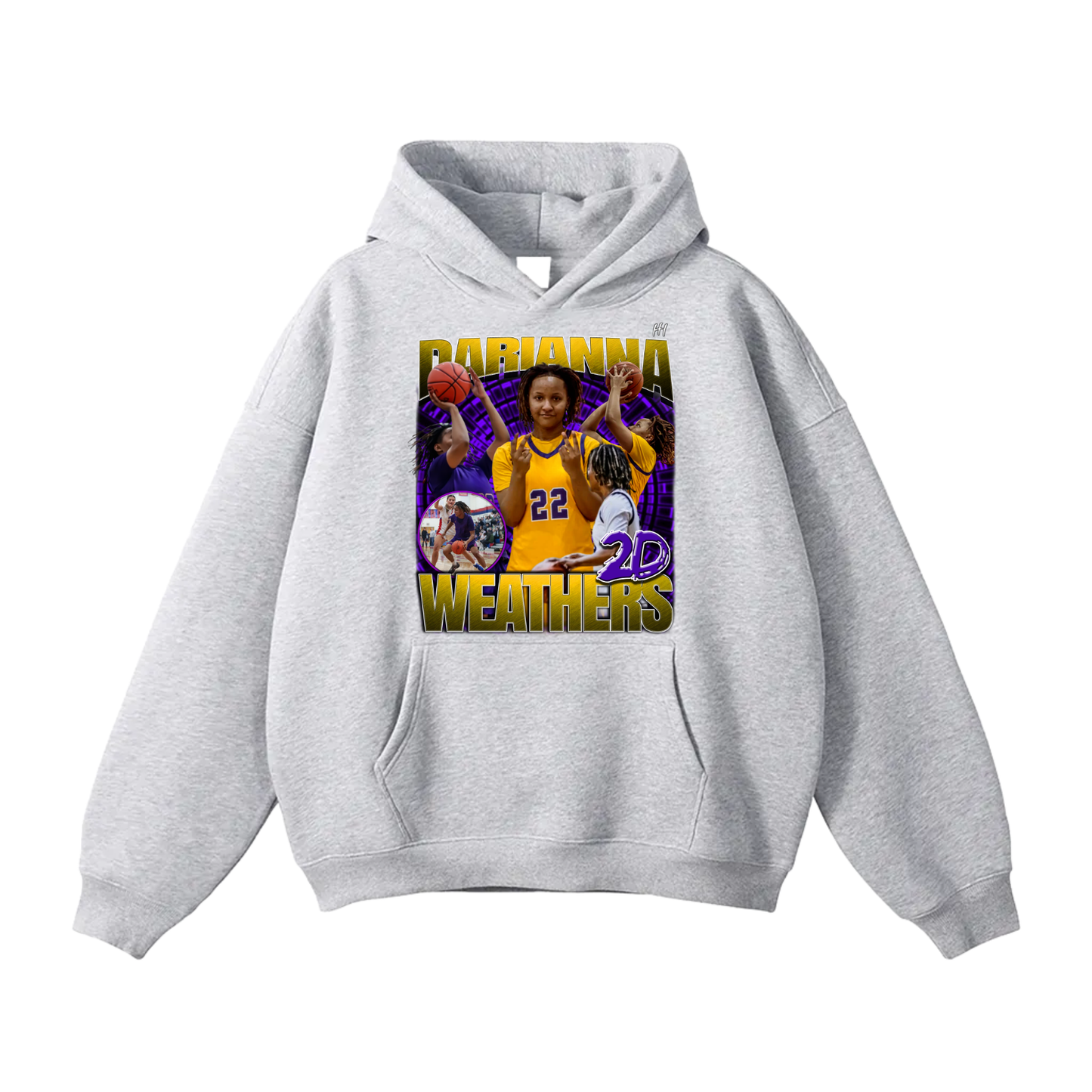 Darianna Weathers Oversize Fleeced Hoodie