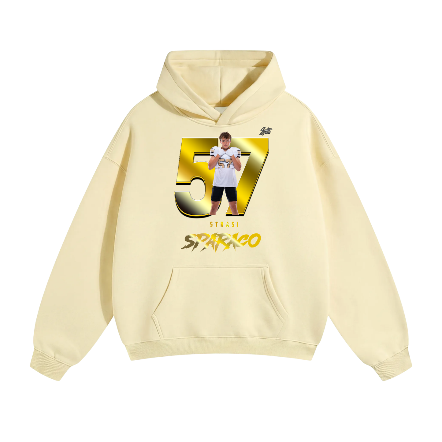 Strasi Sparaco Oversize Fleeced Hoodie