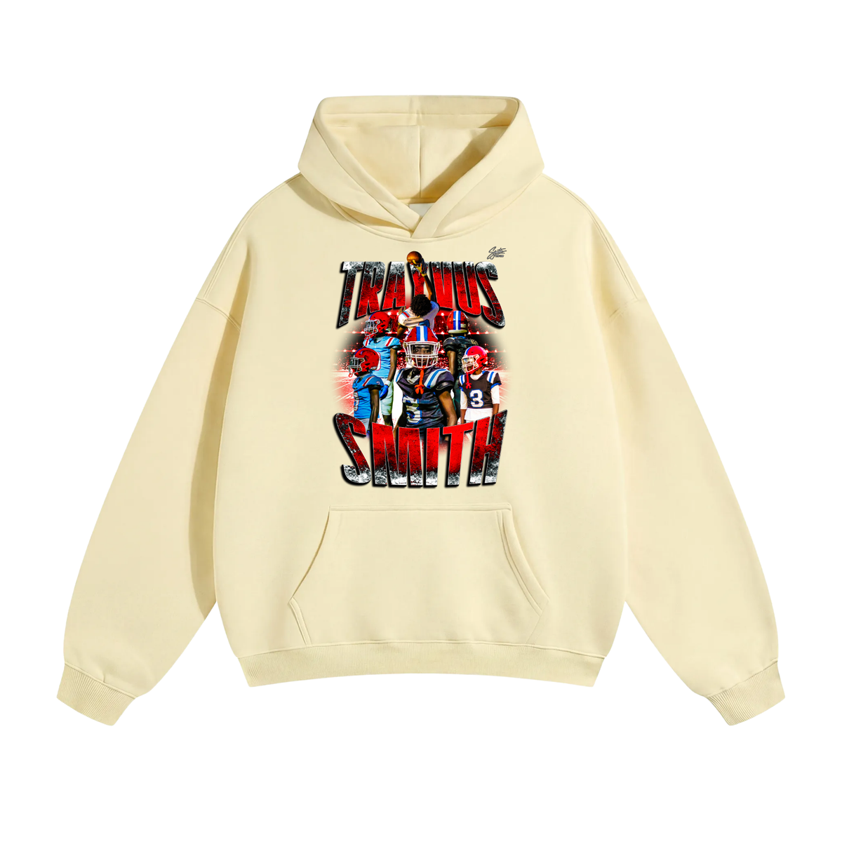 Trayvus Smith Oversize Fleeced Hoodie