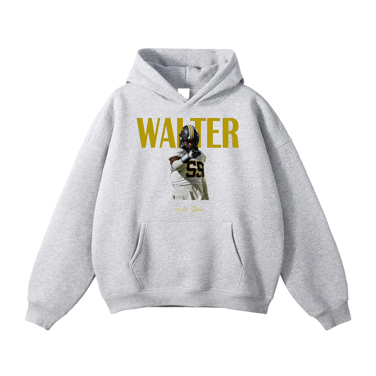 Walter Stone Oversize Fleeced Hoodie