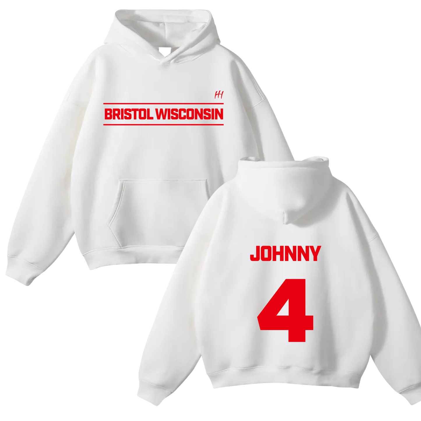 Johnny Weber Oversize Fleeced Hoodie