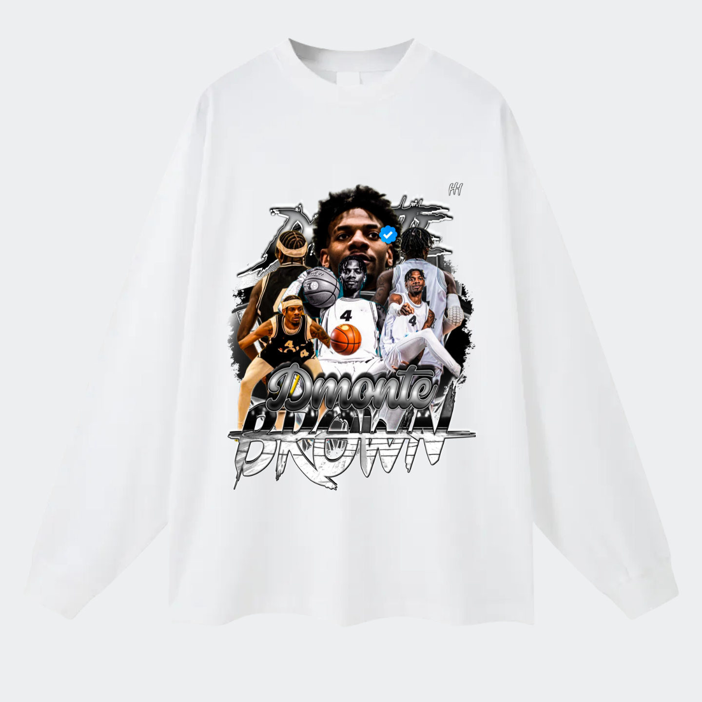 Dmonte Brown Long Sleeve Tee