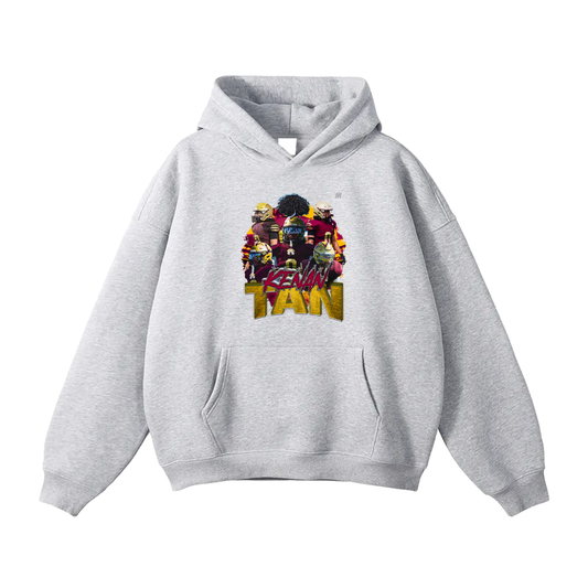 Kenan Tan Oversize Fleeced Hoodie