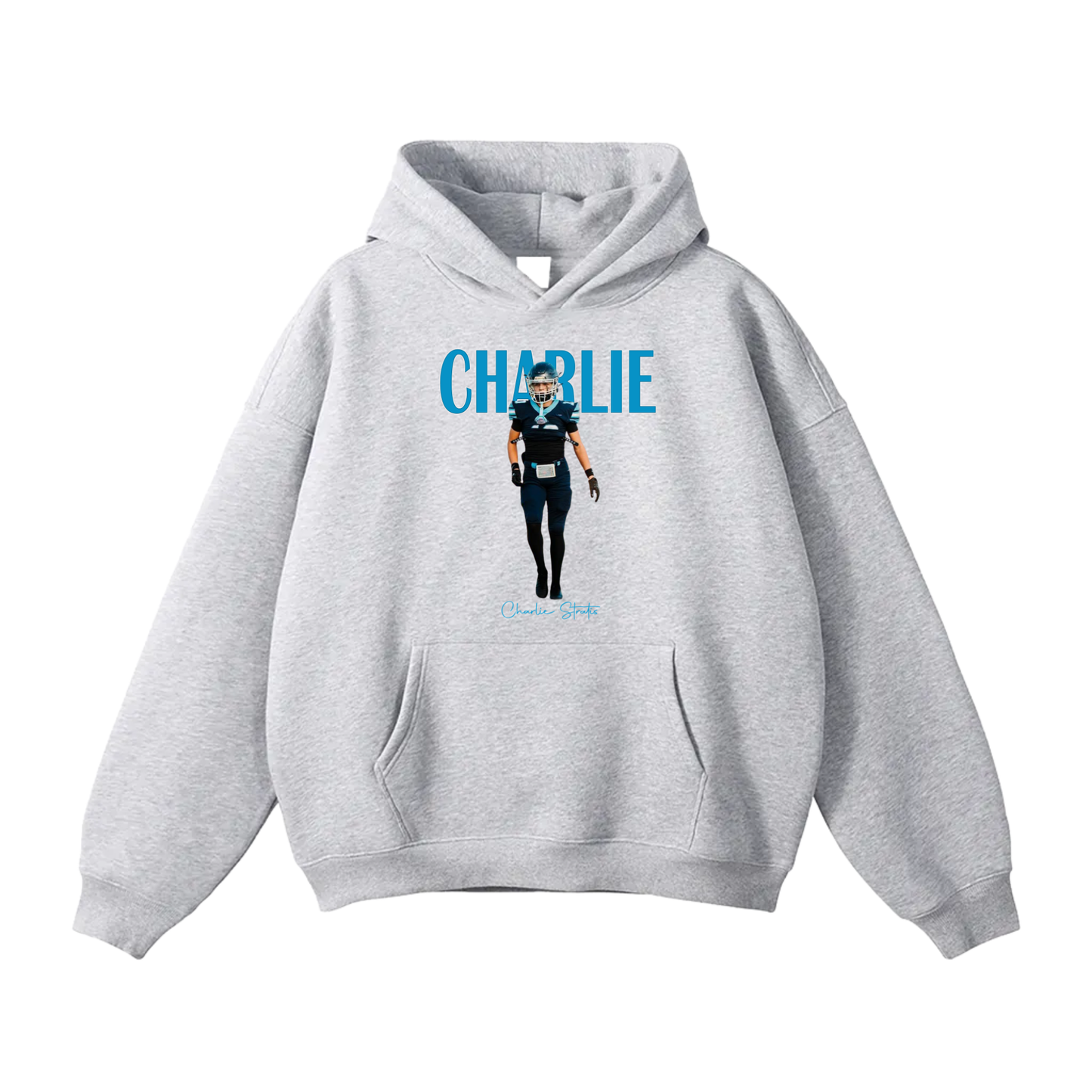 Charlie Stratis Oversize Fleeced Hoodie
