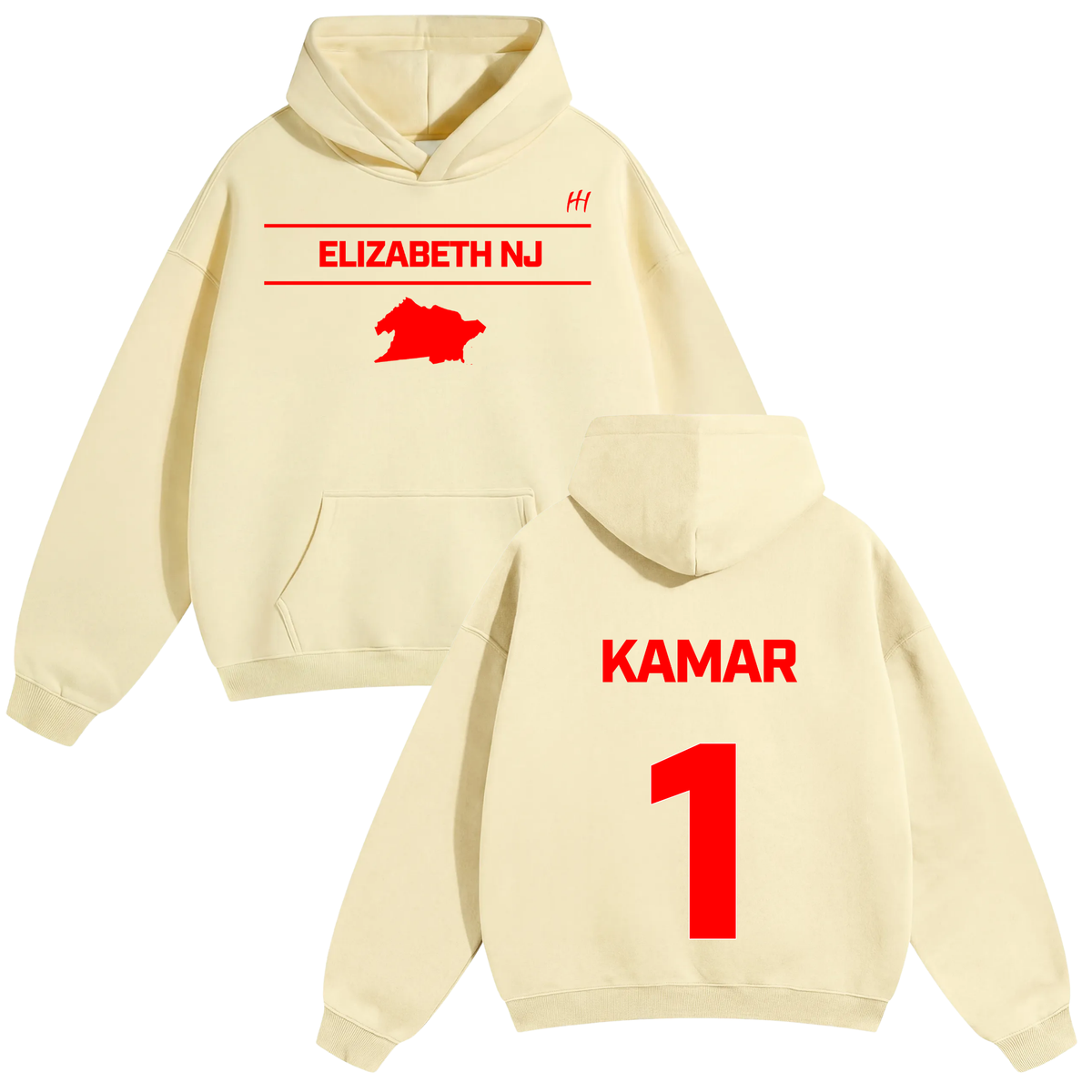 Kamari Thomas Oversize Fleeced Hoodie
