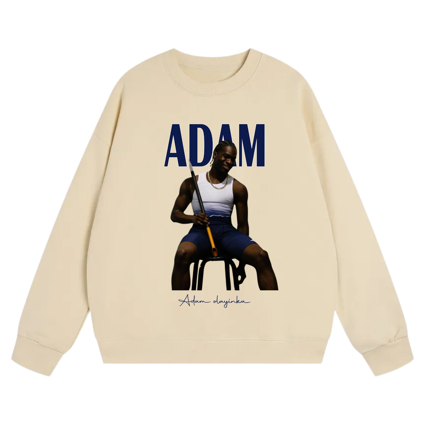 Adam olayinka Heavyweight Crewneck Sweatshirt